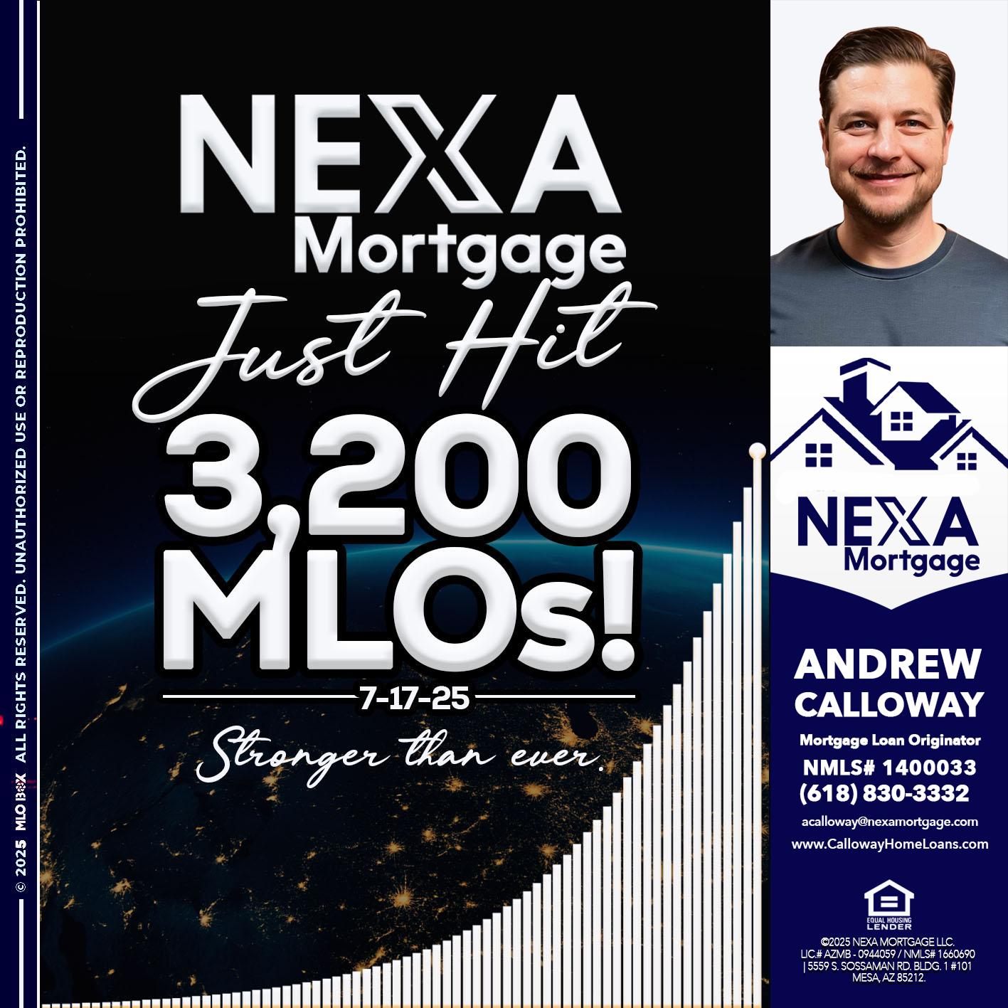3200 MLOs - Andrew Calloway -Loan Officer