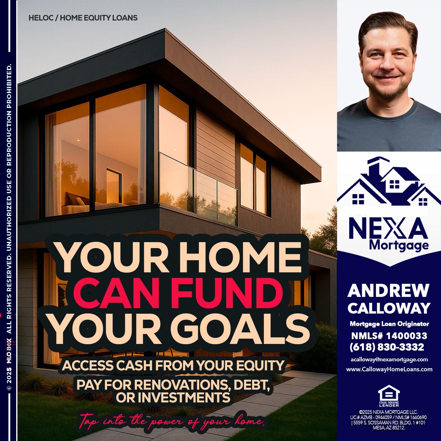 HELOC - Andrew Calloway -Loan Officer