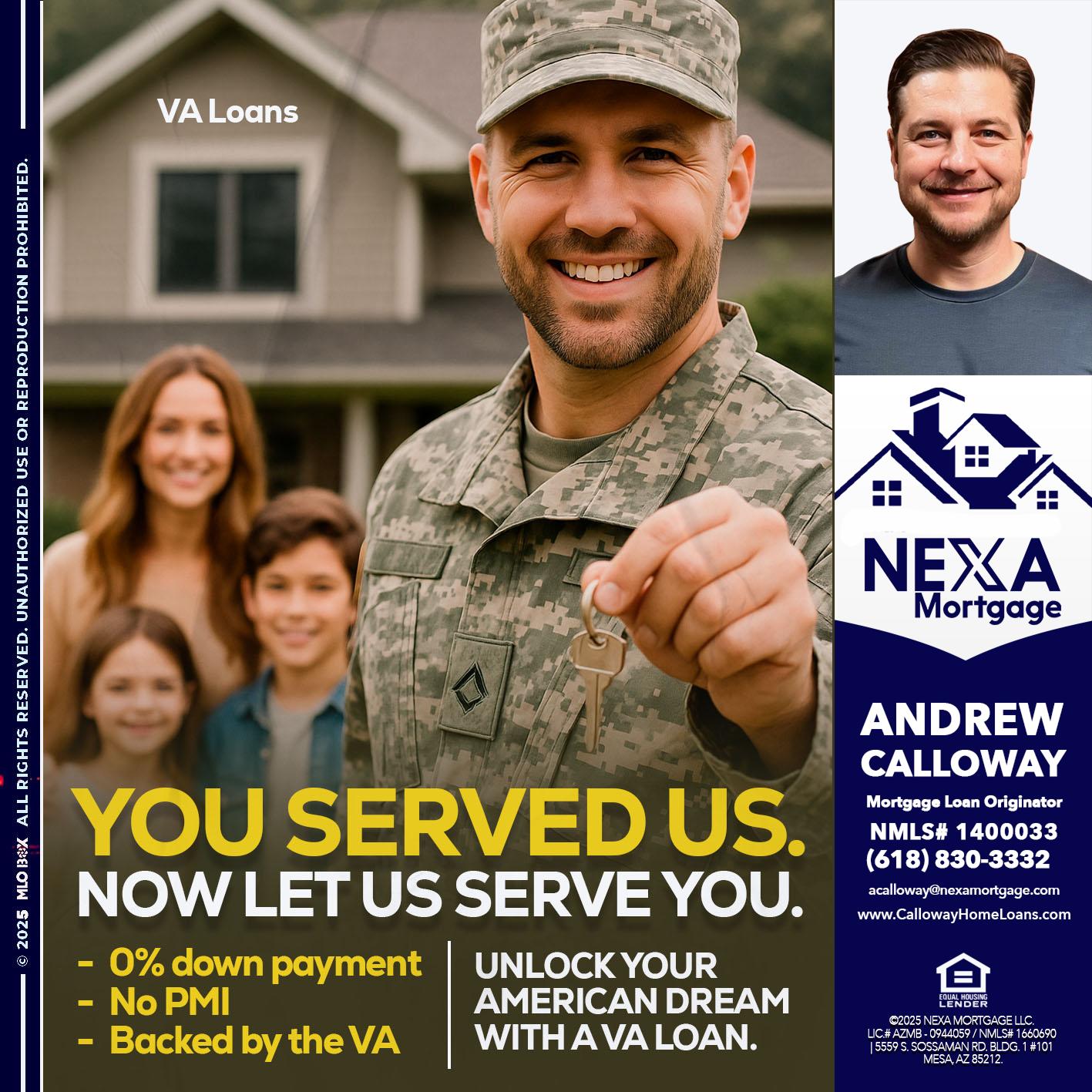 YOU DESERVED - Andrew Calloway -Loan Officer