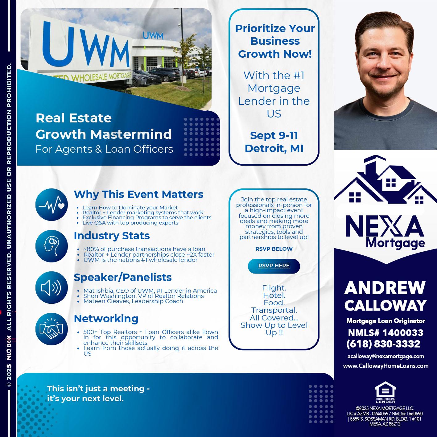 DETROIT TRIP - Andrew Calloway -Loan Officer