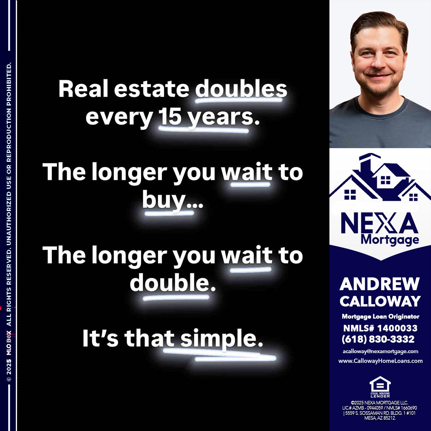 REAL ESTATE - Andrew Calloway -Loan Officer