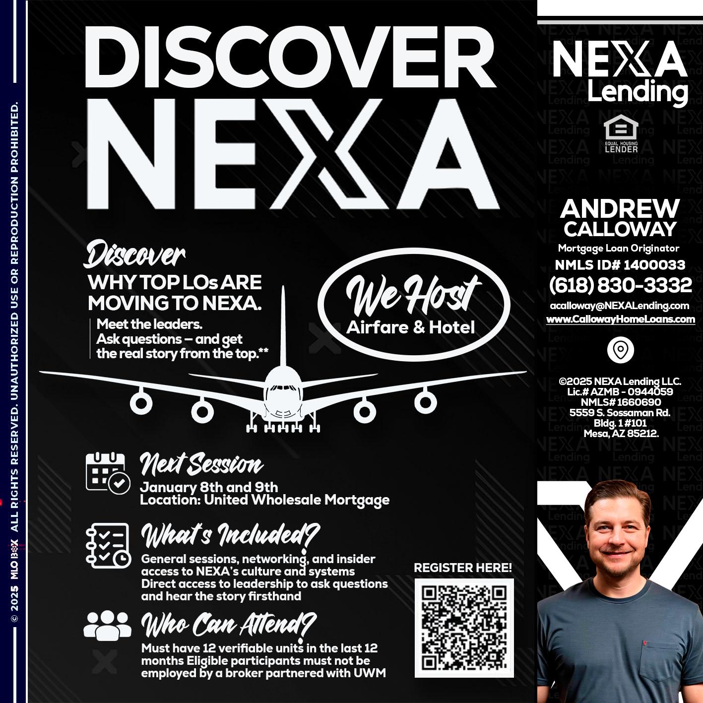 DISCOVER NEXA - Andrew Calloway -Loan Officer