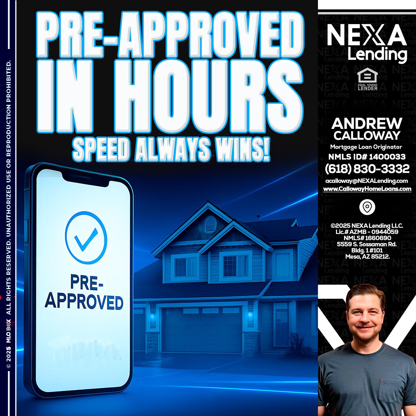 PRE - Andrew Calloway -Loan Officer