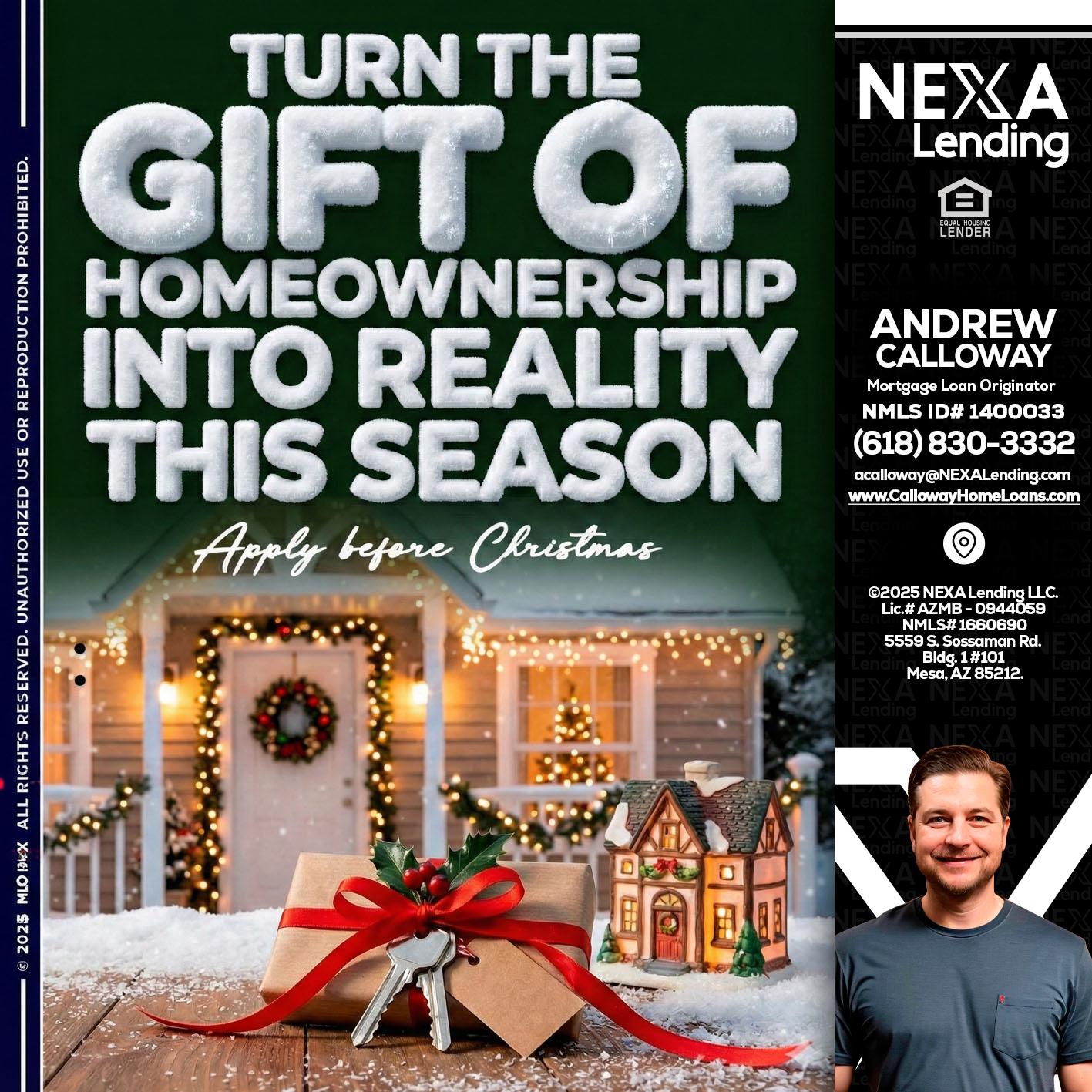 TURN GIFTS - Andrew Calloway -Loan Officer