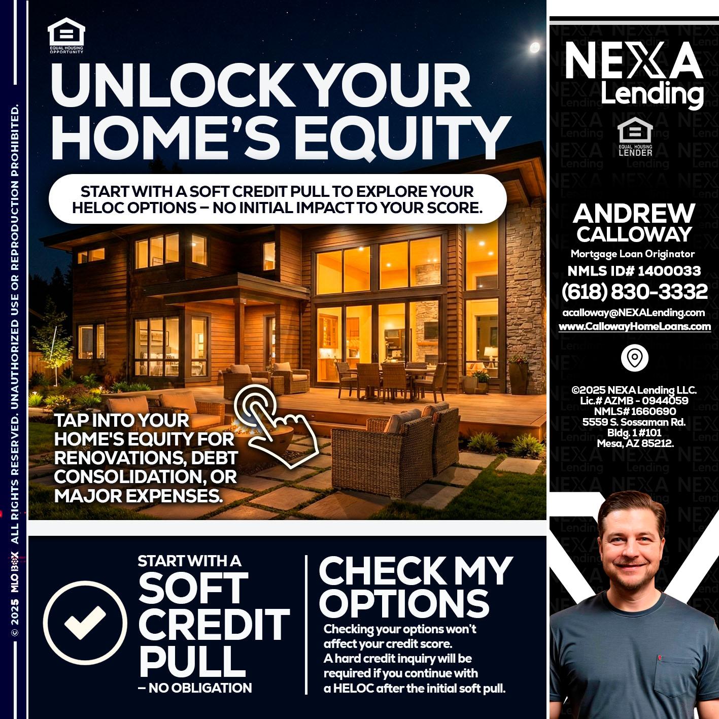 UNLOCK YOUR HOMES - Andrew Calloway -Loan Officer