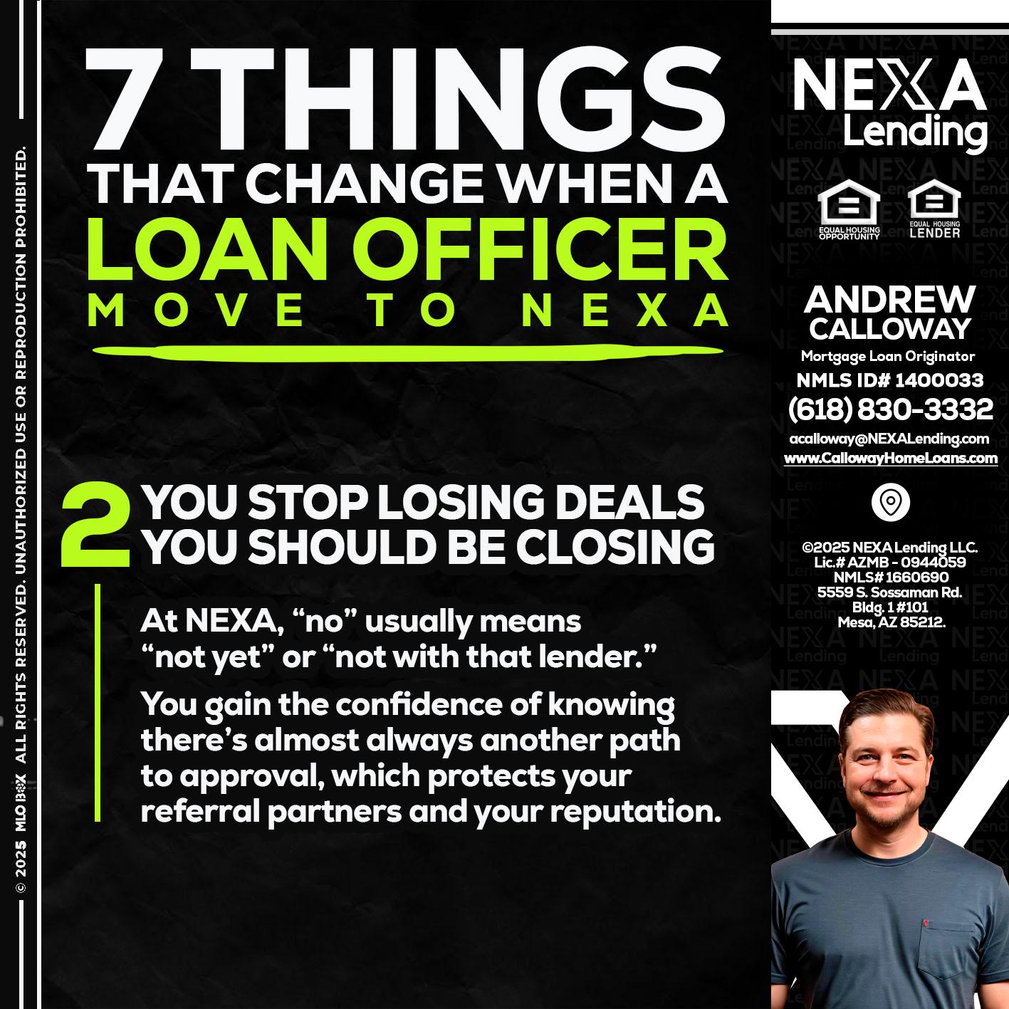 7 THINGS (2) - Andrew Calloway -Loan Officer