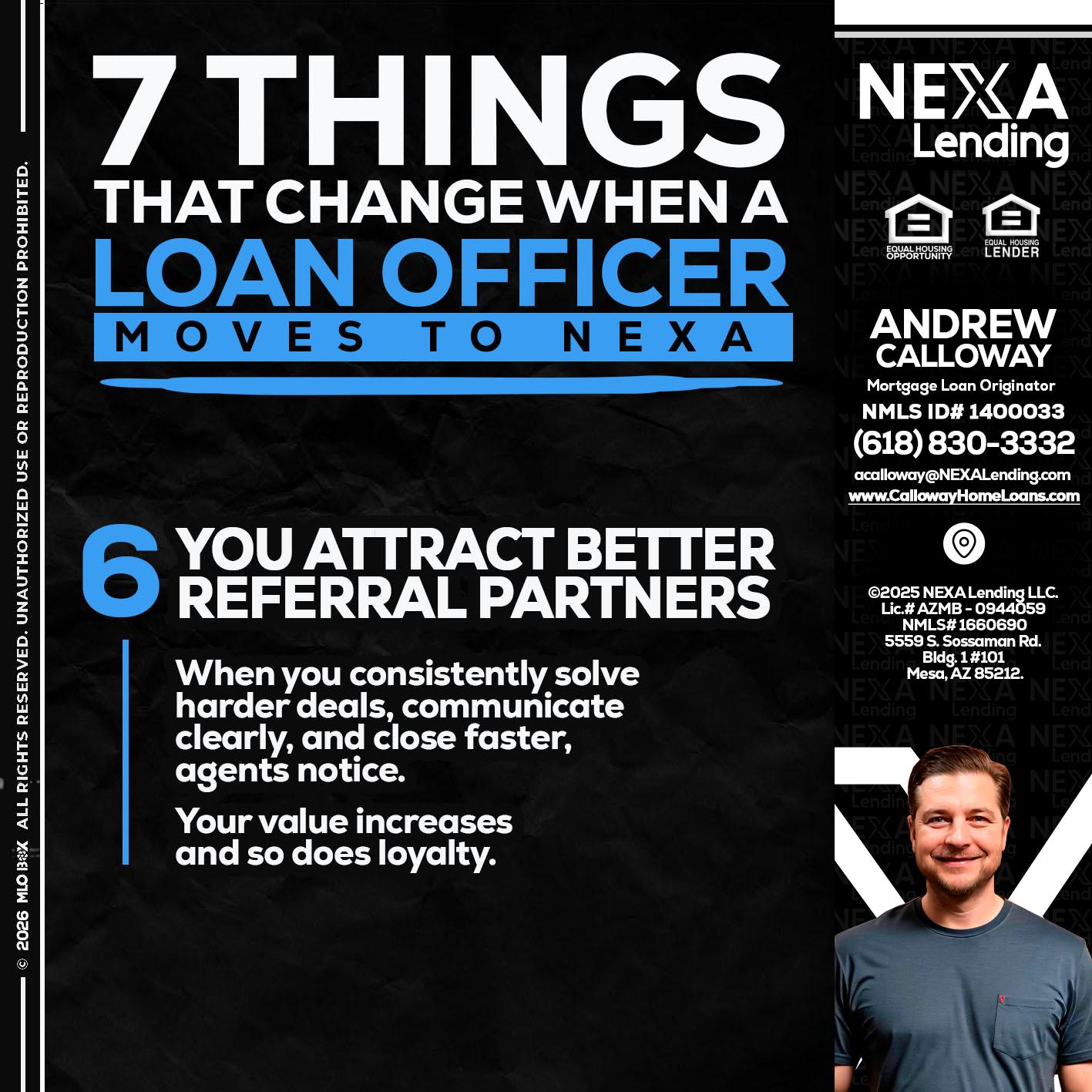 7 THINGS (6) - Andrew Calloway -Loan Officer