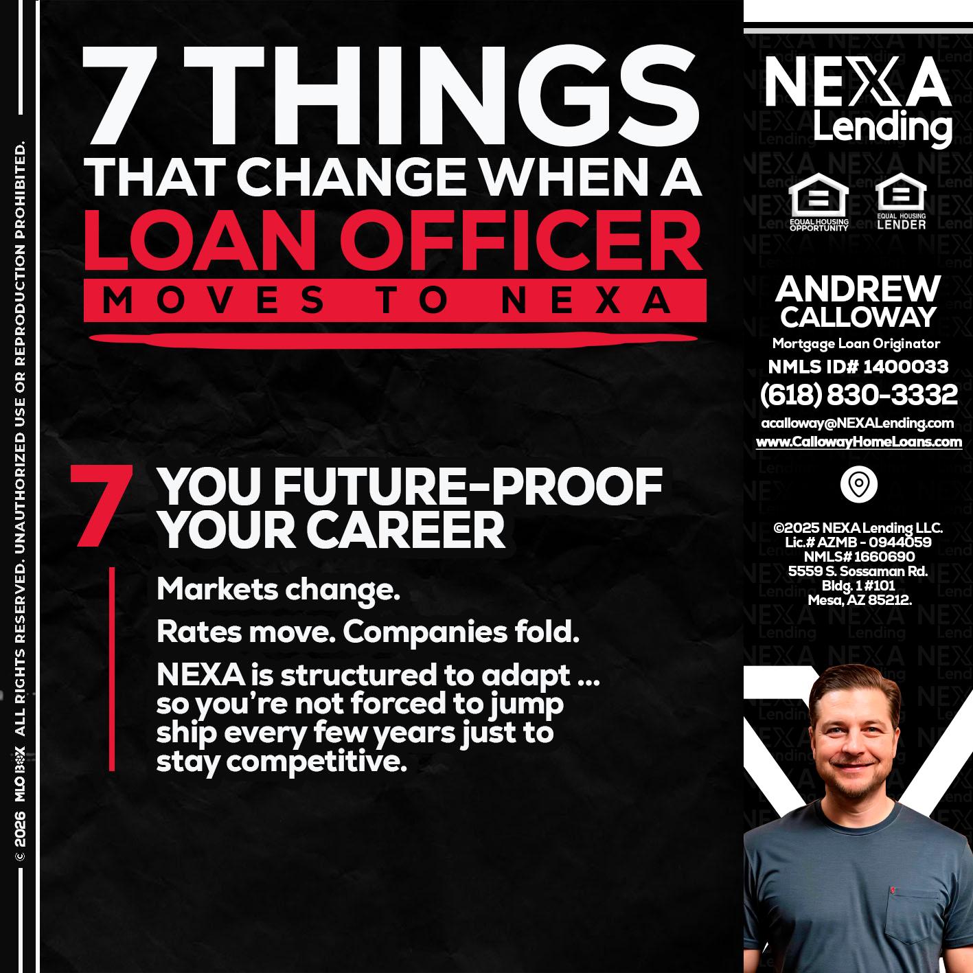 7 THINGS (7) - Andrew Calloway -Loan Officer