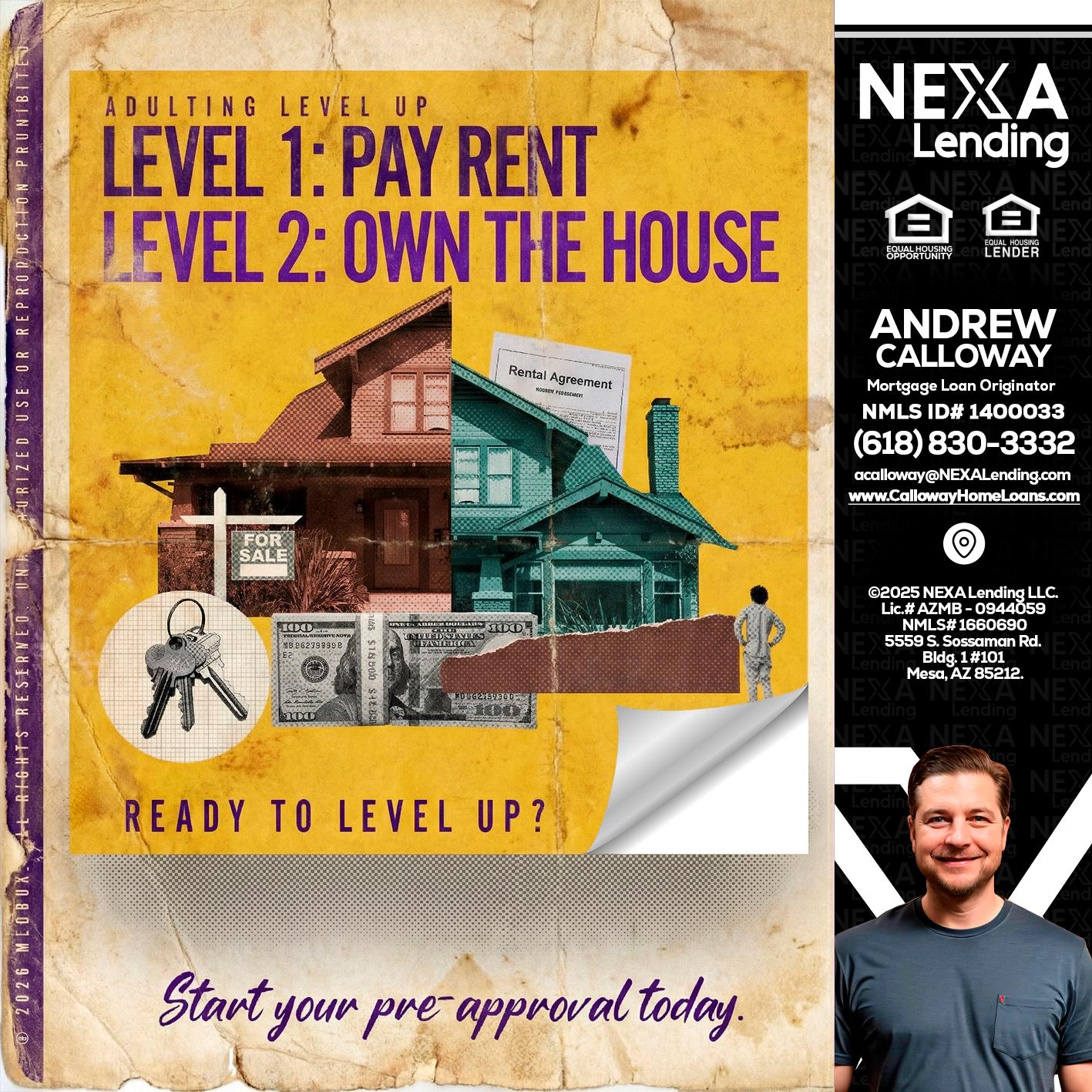 LEVEL 1 - Andrew Calloway -Loan Officer