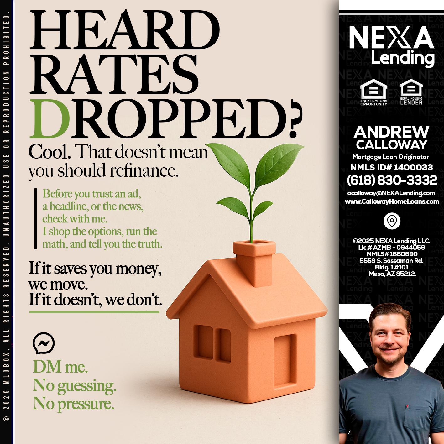 HEARD RATES - Andrew Calloway -Loan Officer