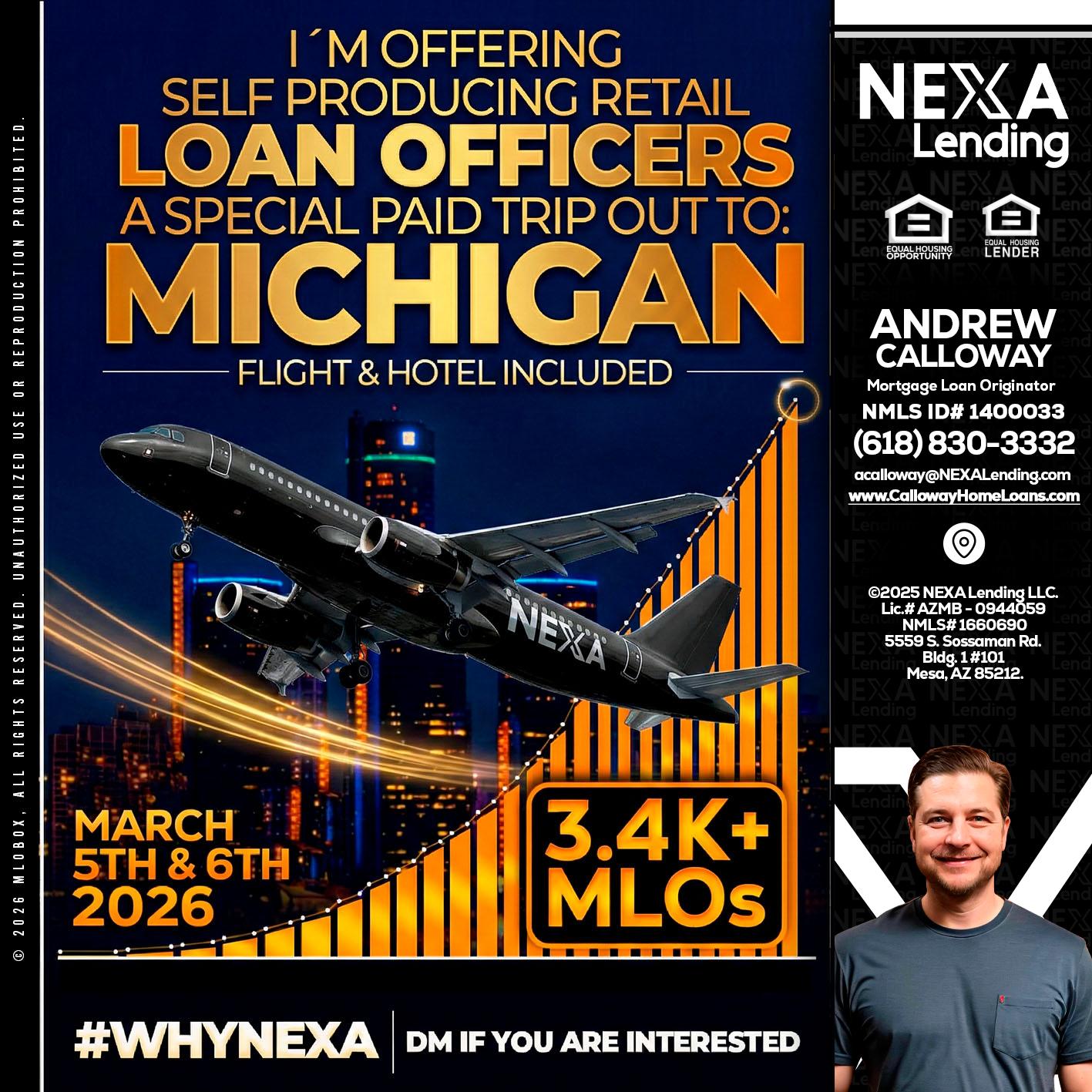 MICHIGAN - Andrew Calloway -Loan Officer