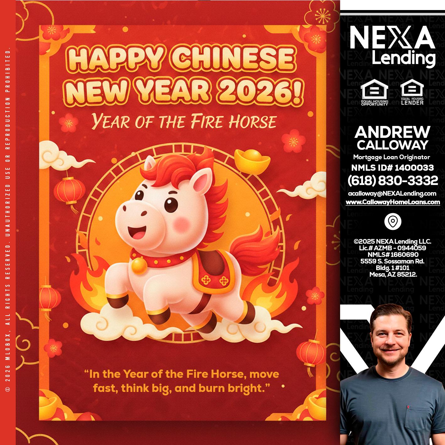 happy Chinese new year - Andrew Calloway -Loan Officer