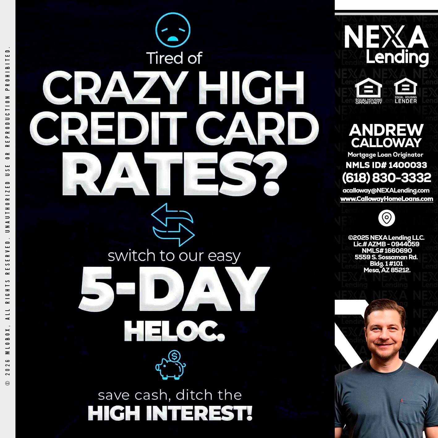 CRAZY HIGH - Andrew Calloway -Loan Officer
