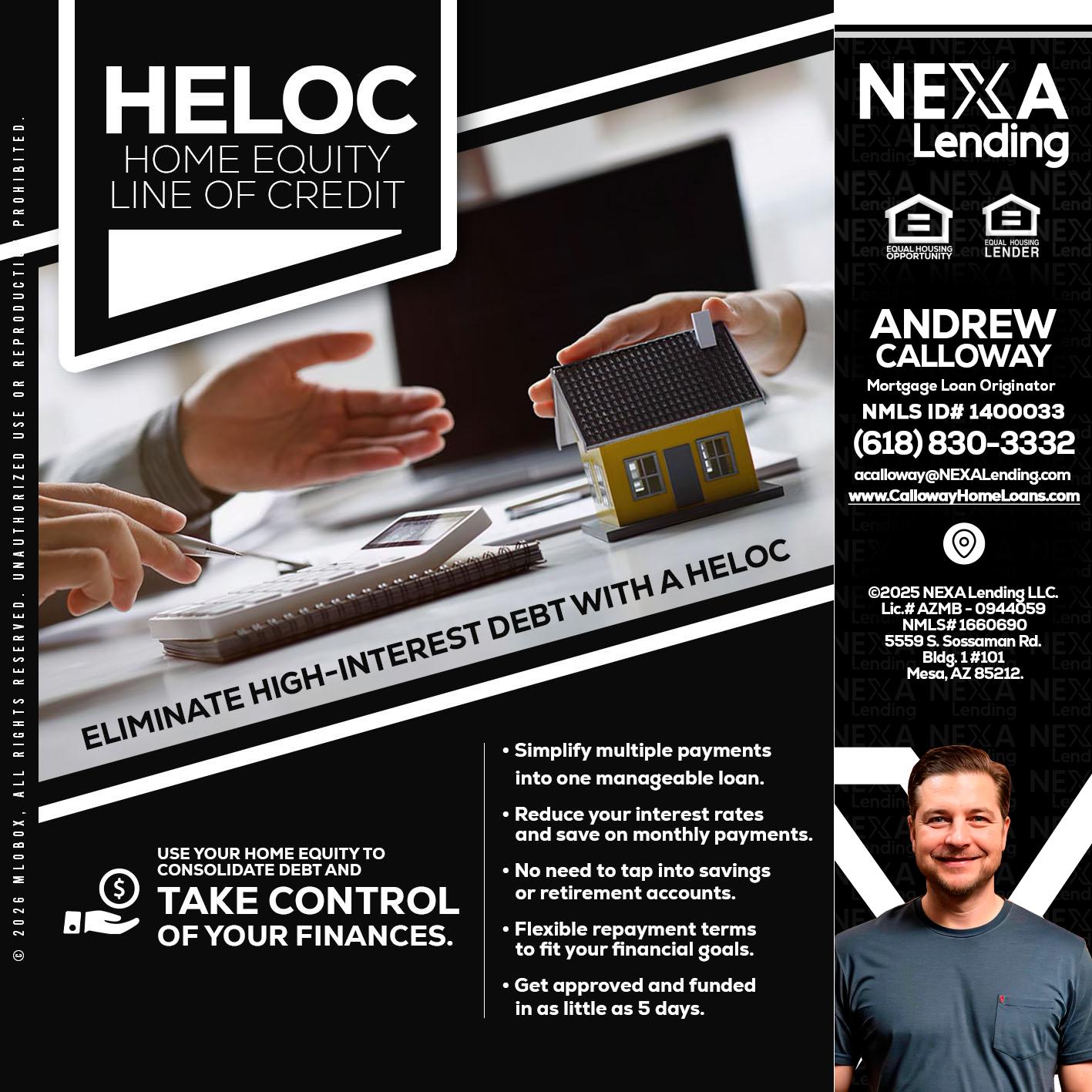 HELOC - Andrew Calloway -Loan Officer