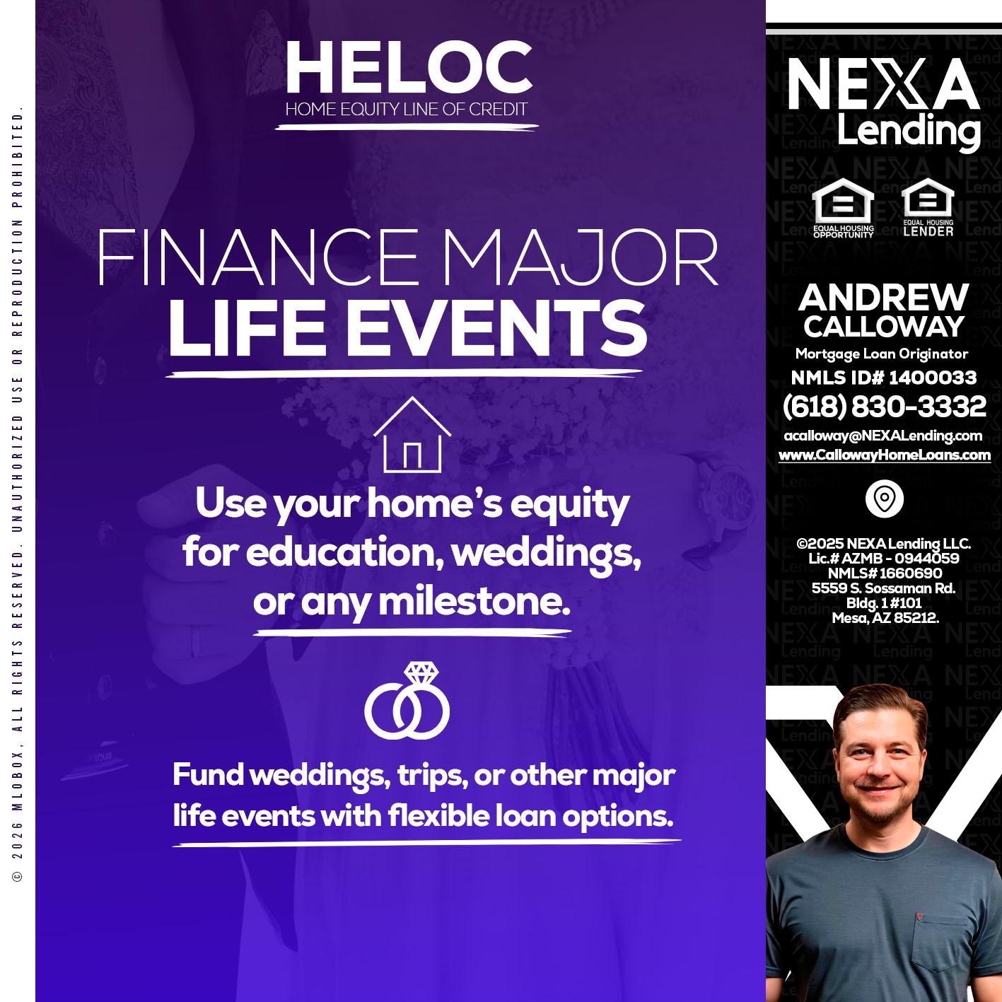 HELOC - Andrew Calloway -Loan Officer
