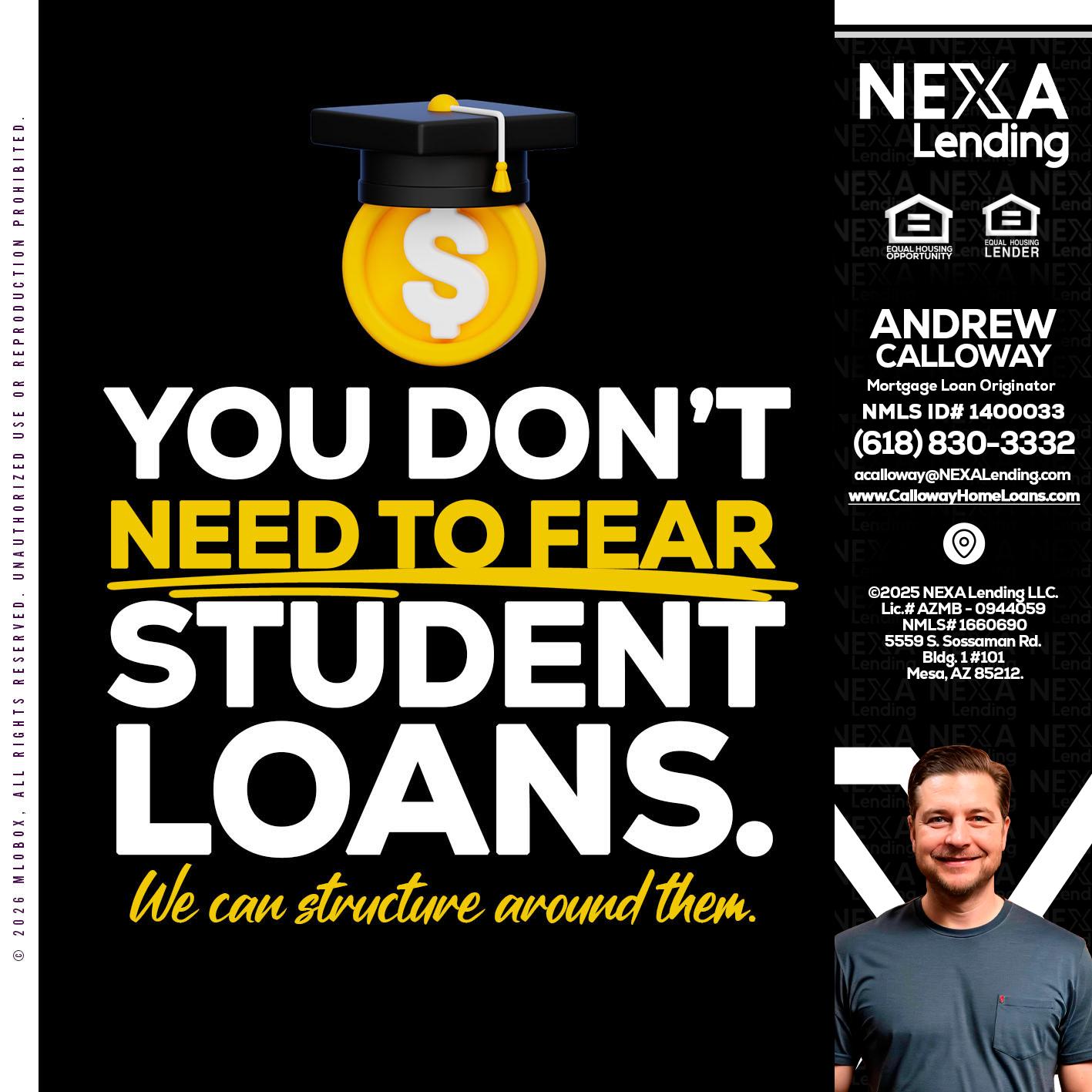 YOU DONT NEED - Andrew Calloway -Loan Officer