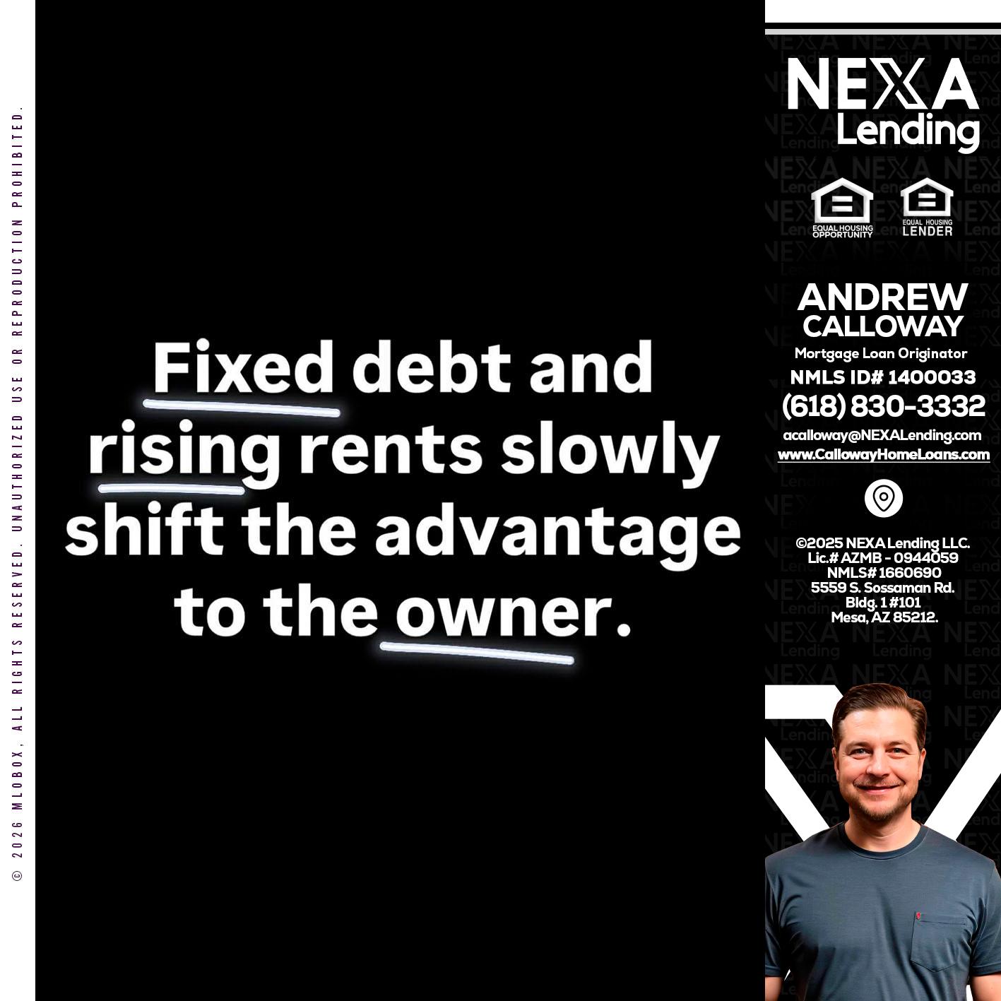 FIXED DEBT - Andrew Calloway -Loan Officer
