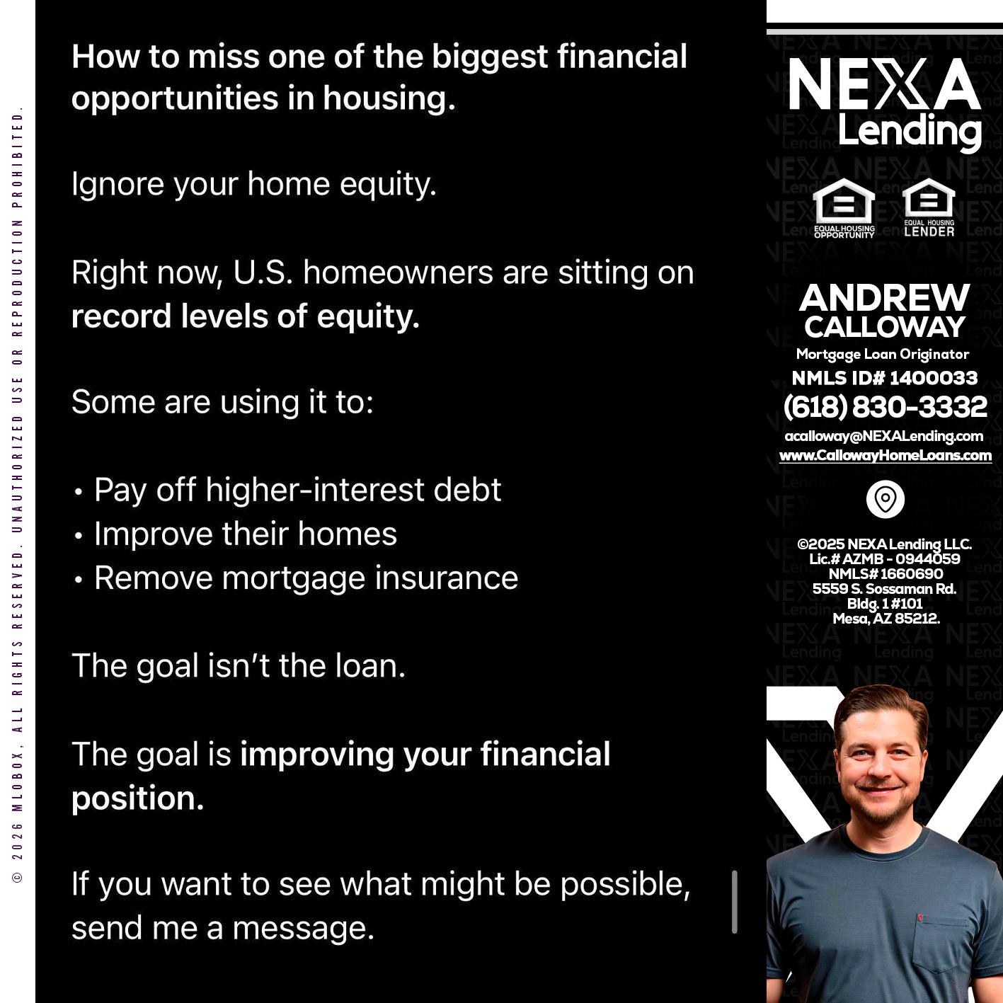 how to miss - Andrew Calloway -Loan Officer