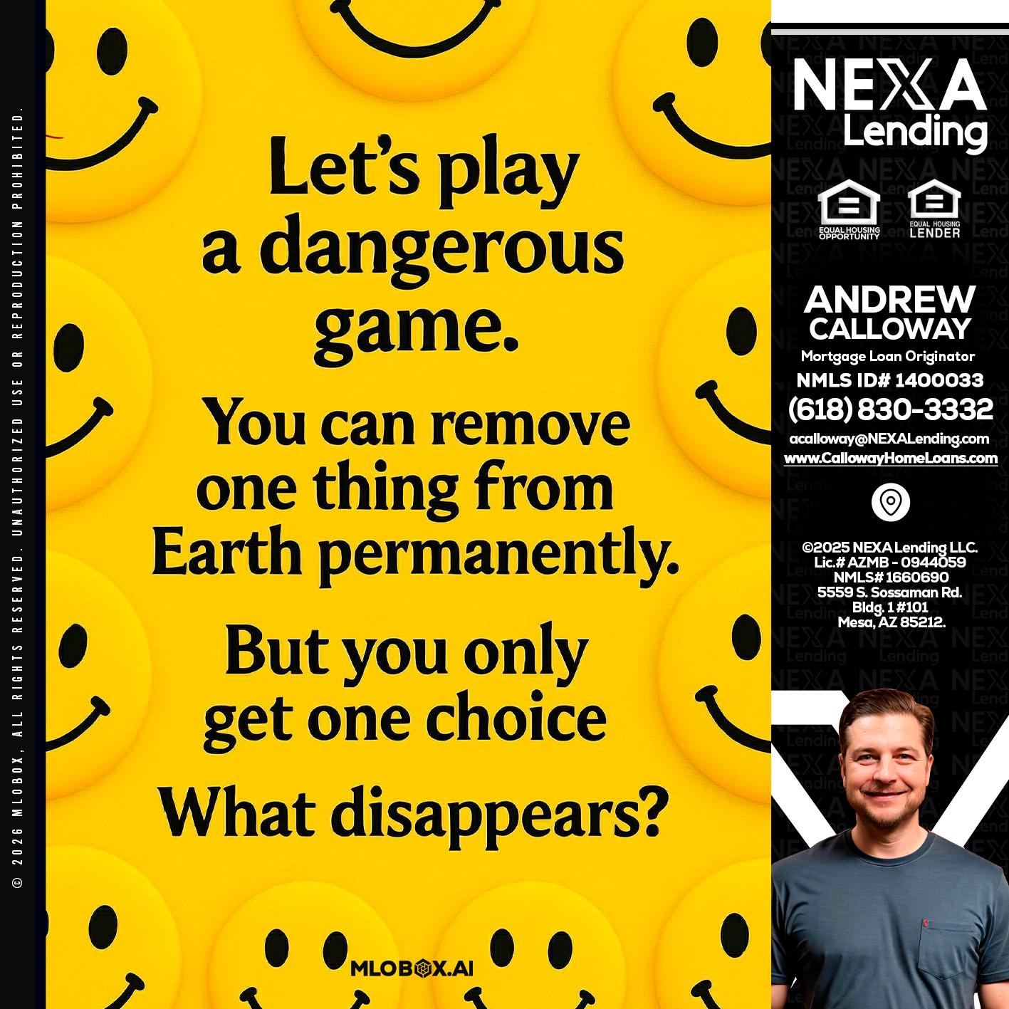 LETS PLAY - Andrew Calloway -Loan Officer