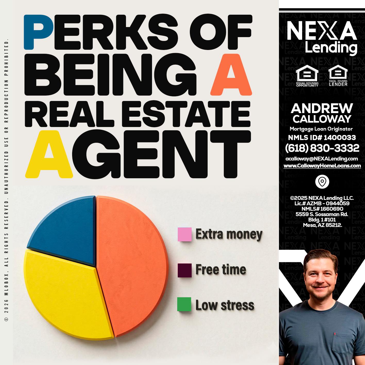 PERKS OF BEING - Andrew Calloway -Loan Officer