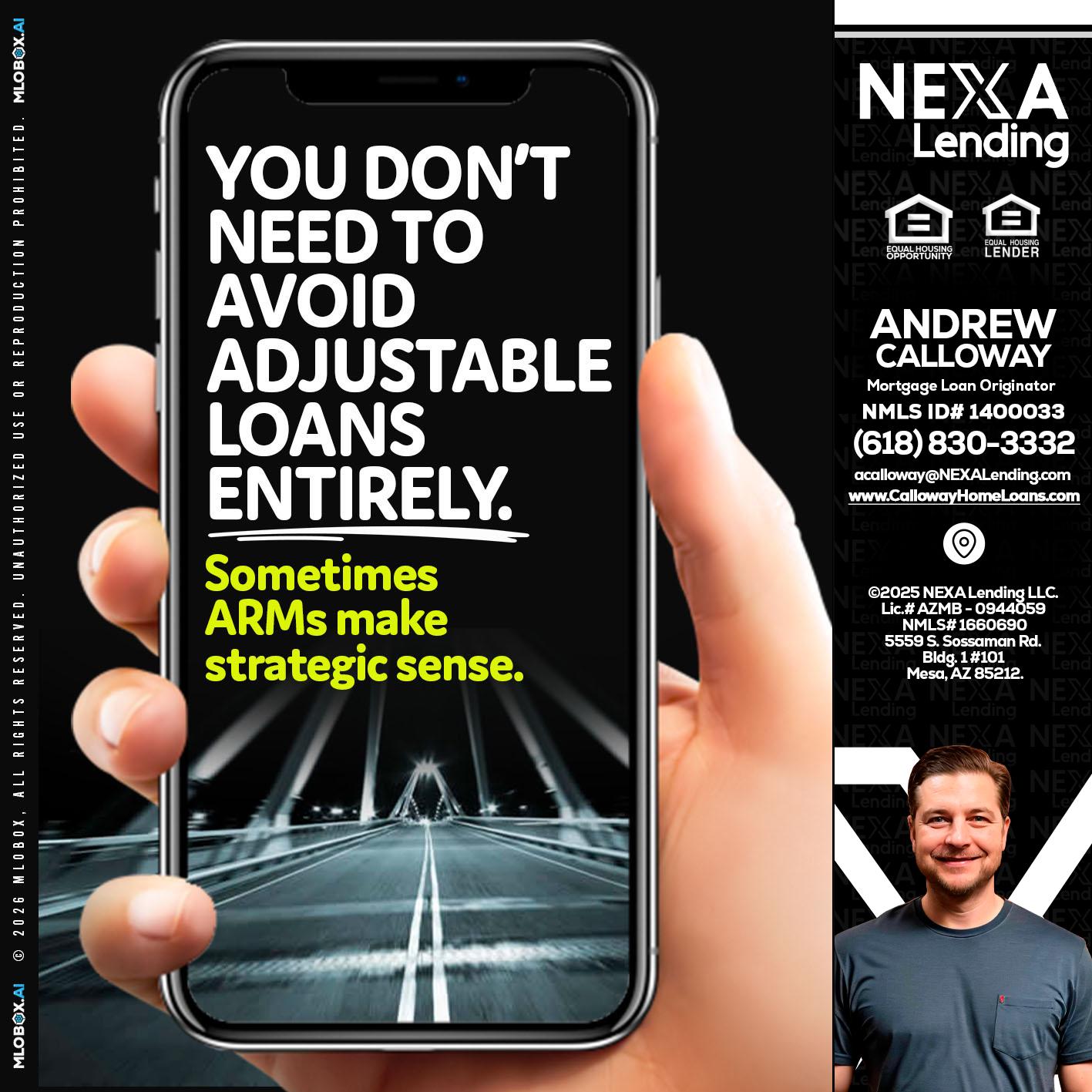 YOU DONT NEED - Andrew Calloway -Loan Officer