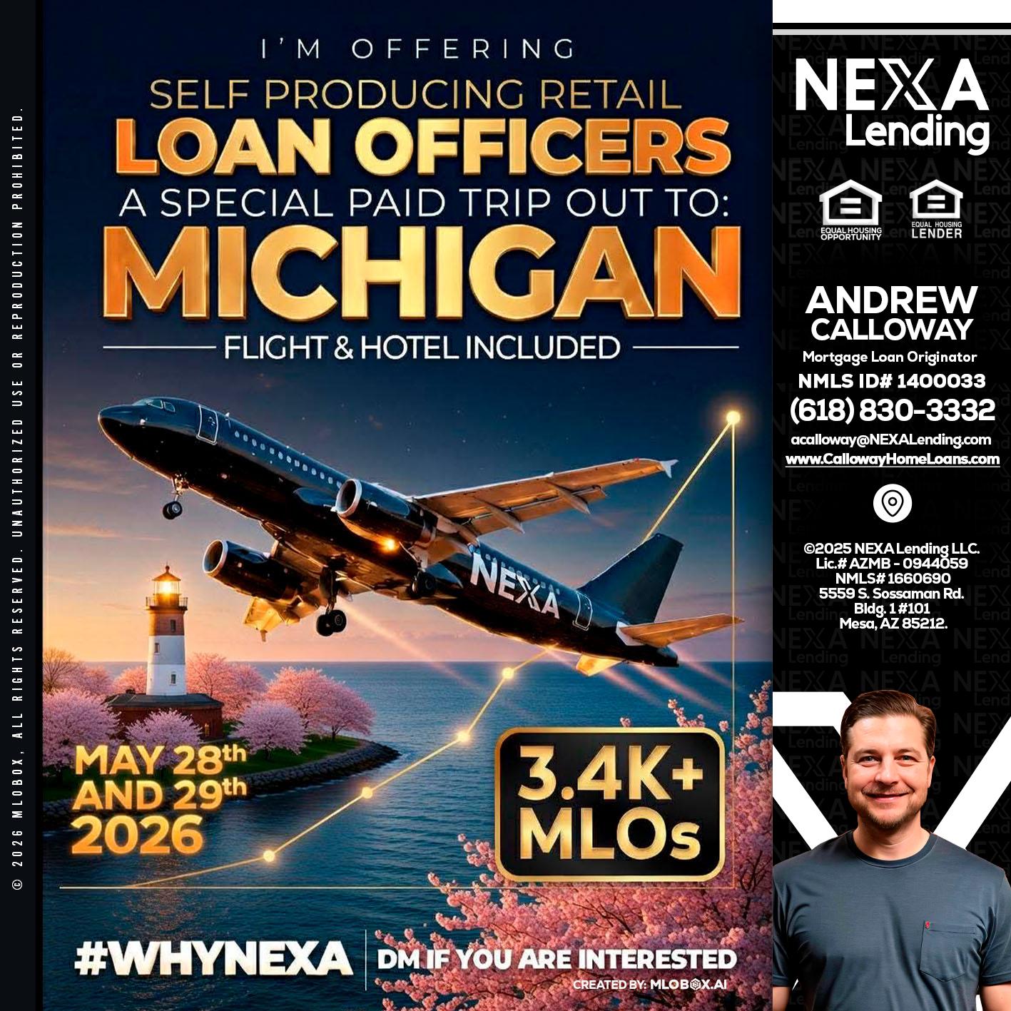 MICHIGAN TRIP - Andrew Calloway -Loan Officer