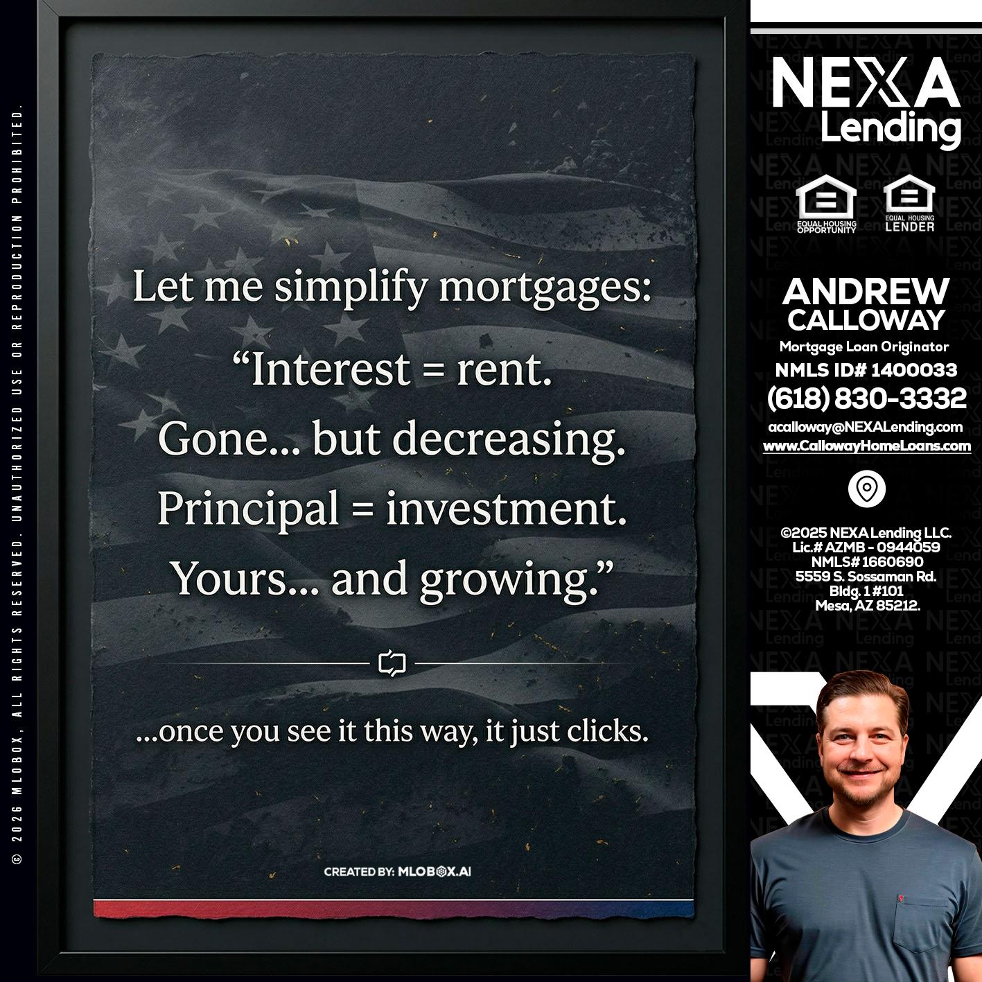 LET ME SIMPLIFY - Andrew Calloway -Loan Officer