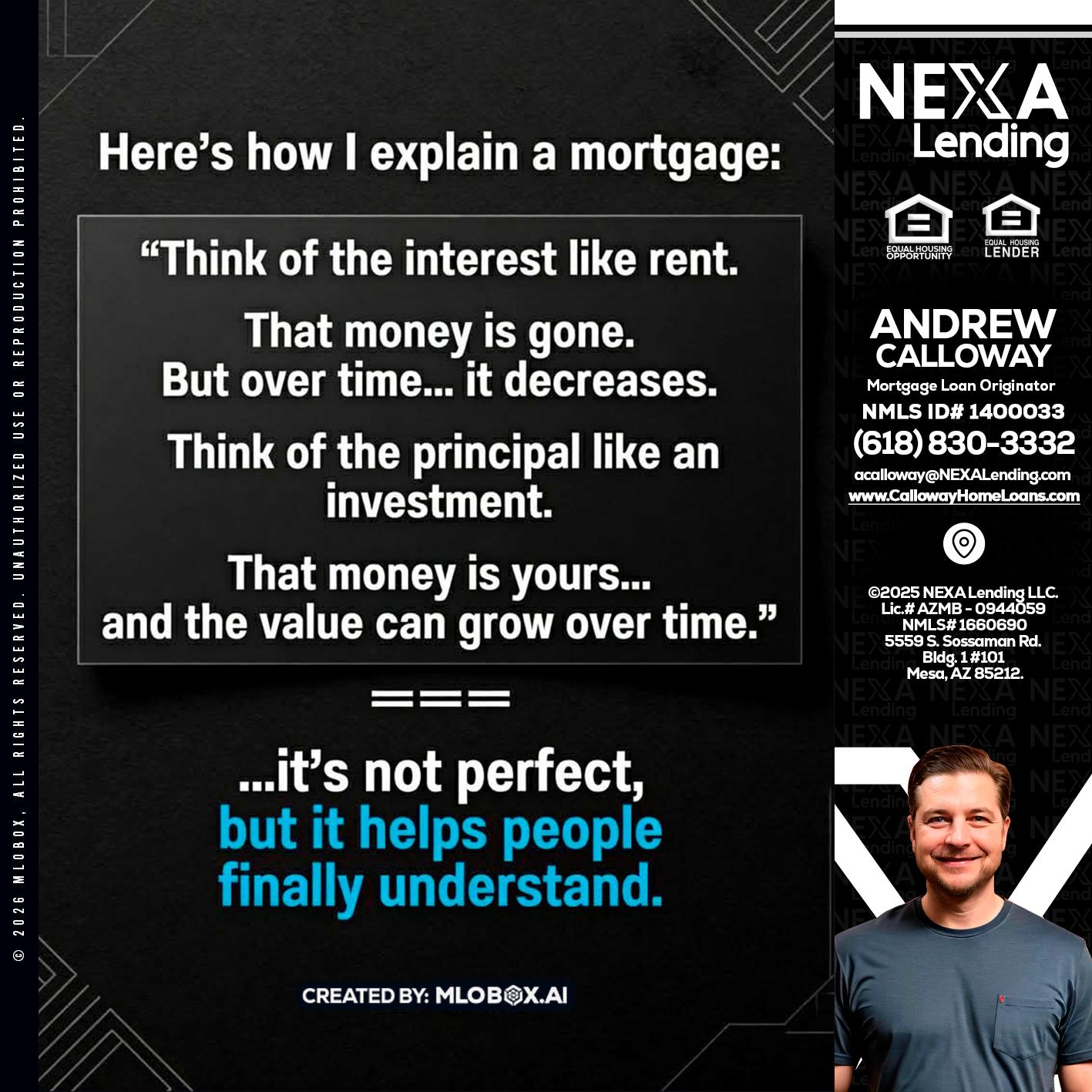 HERES NOW - Andrew Calloway -Loan Officer