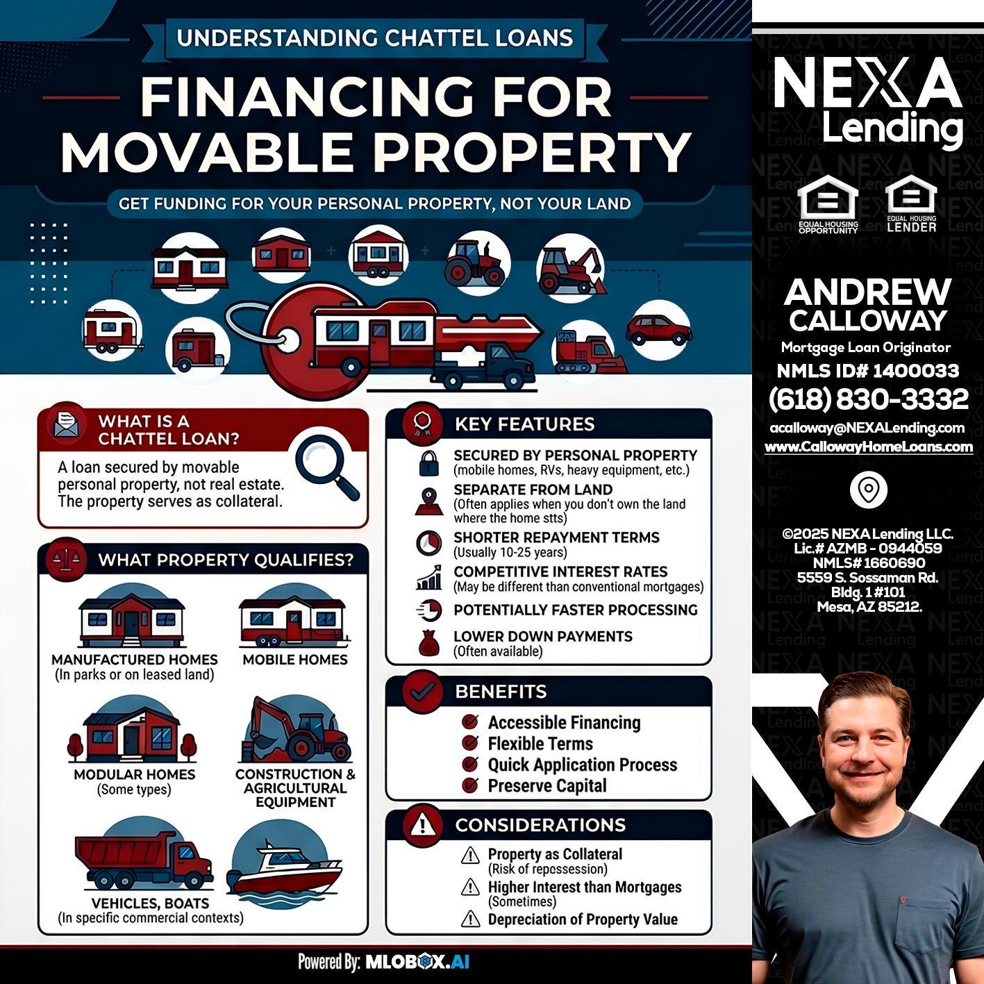 Chattel Loans - Andrew Calloway -Loan Officer