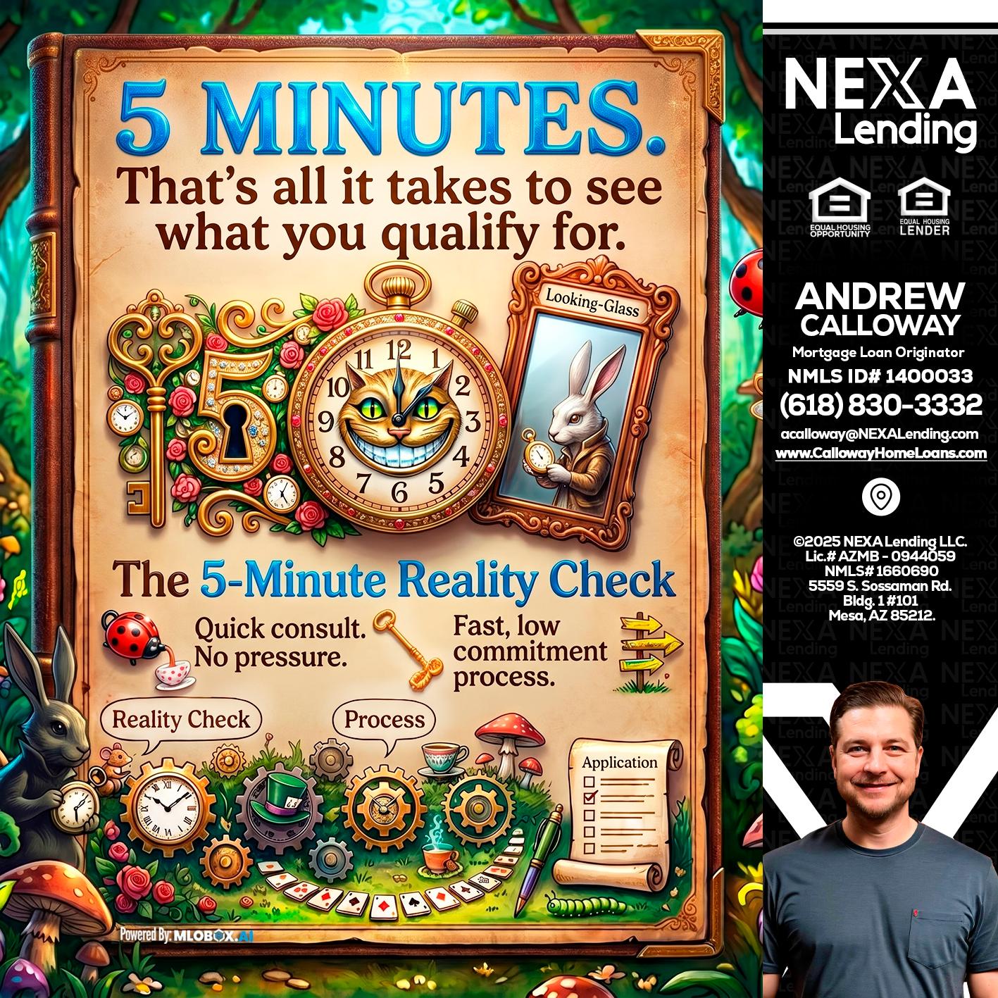 Reality Check! - Andrew Calloway -Loan Officer