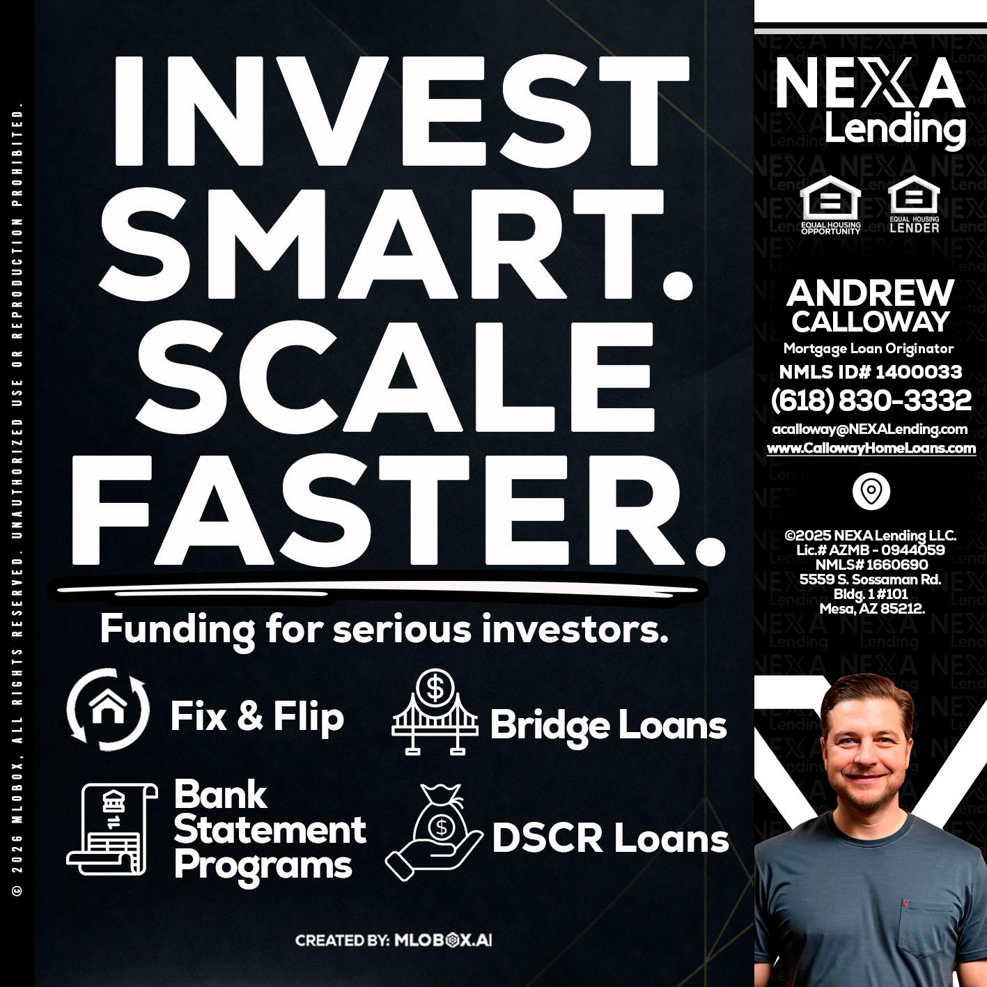 INVEST SMART - Andrew Calloway -Loan Officer