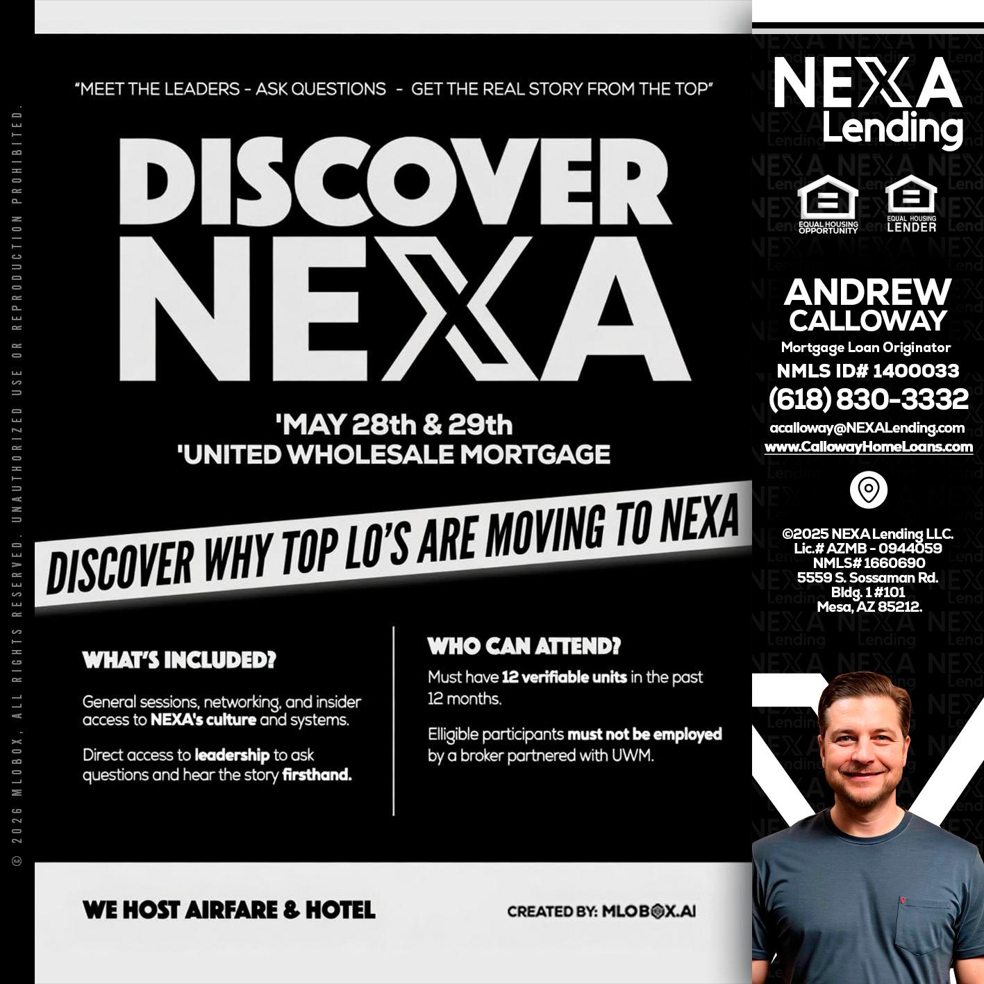 DISCOVER NEXA - Andrew Calloway -Loan Officer