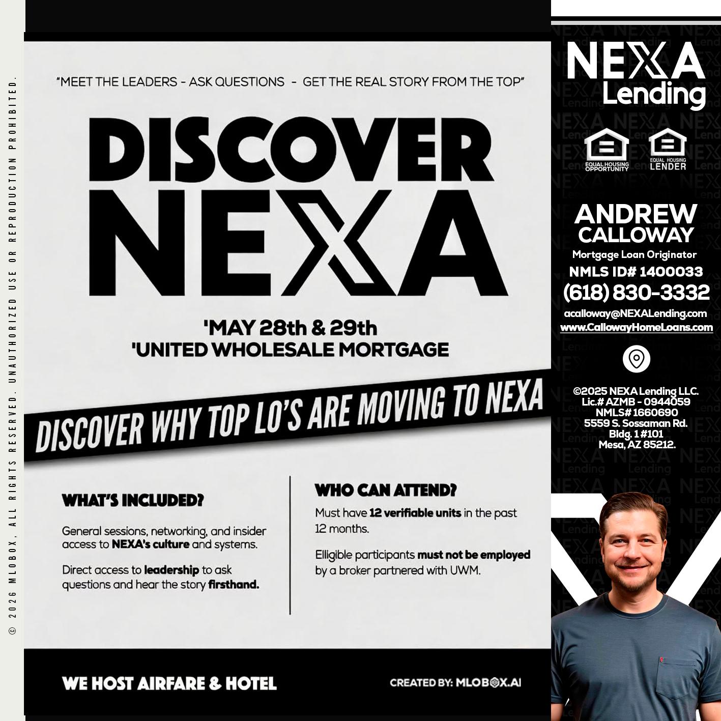 DISCOVER NEXA - Andrew Calloway -Loan Officer
