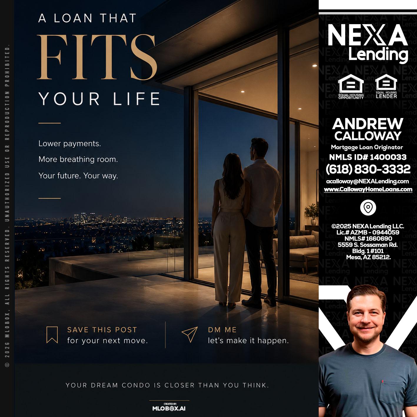 LOANS THAT FIT - Andrew Calloway -Loan Officer
