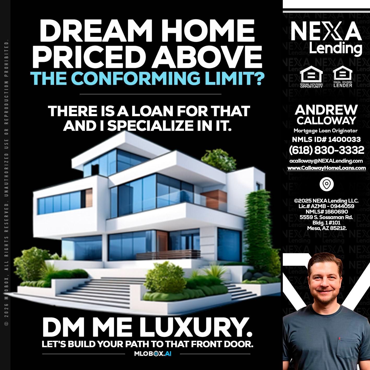 DREAM HOME - Andrew Calloway -Loan Officer