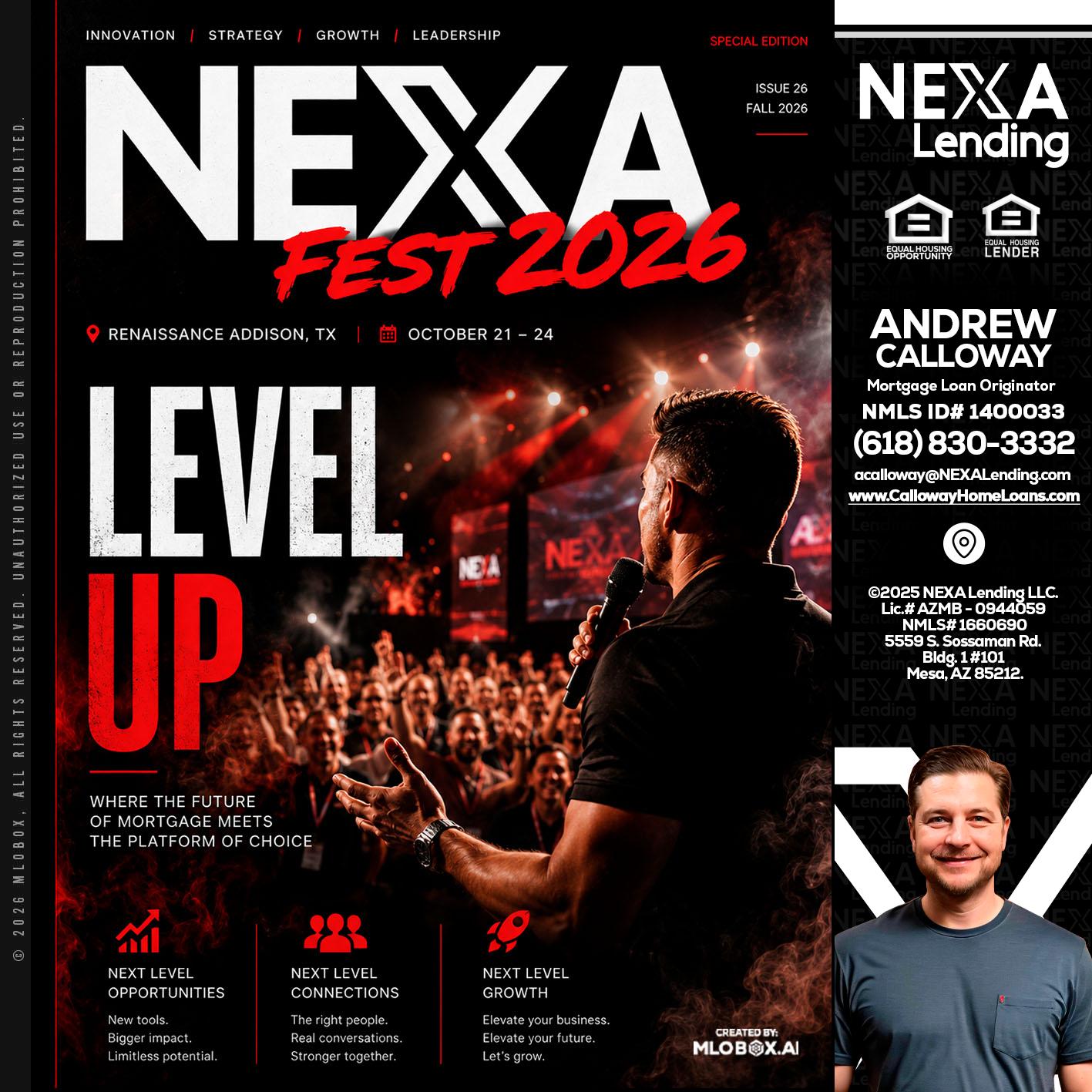 NEXA FEST 2026 - Andrew Calloway -Loan Officer