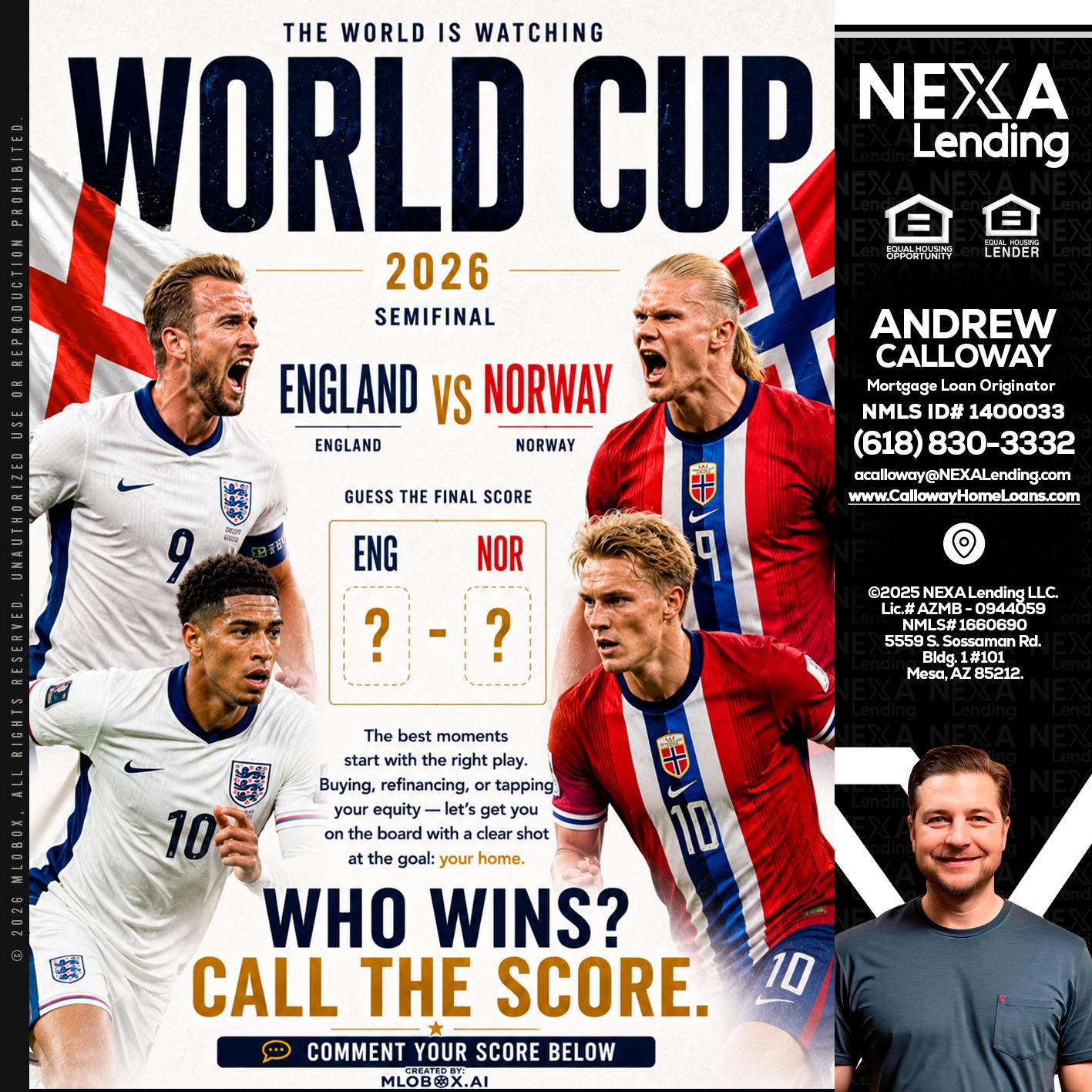 WORLD CUP 2026 - Andrew Calloway -Loan Officer