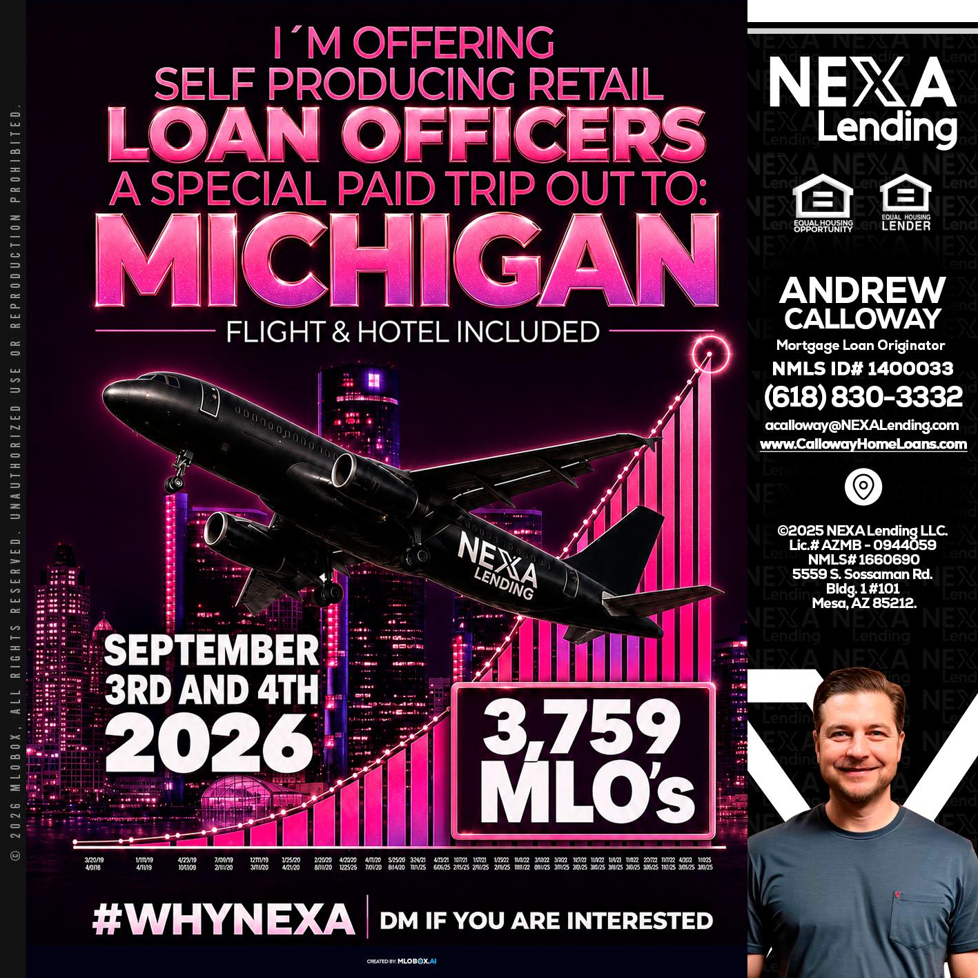 MICHIGAN TRIP - Andrew Calloway -Loan Officer