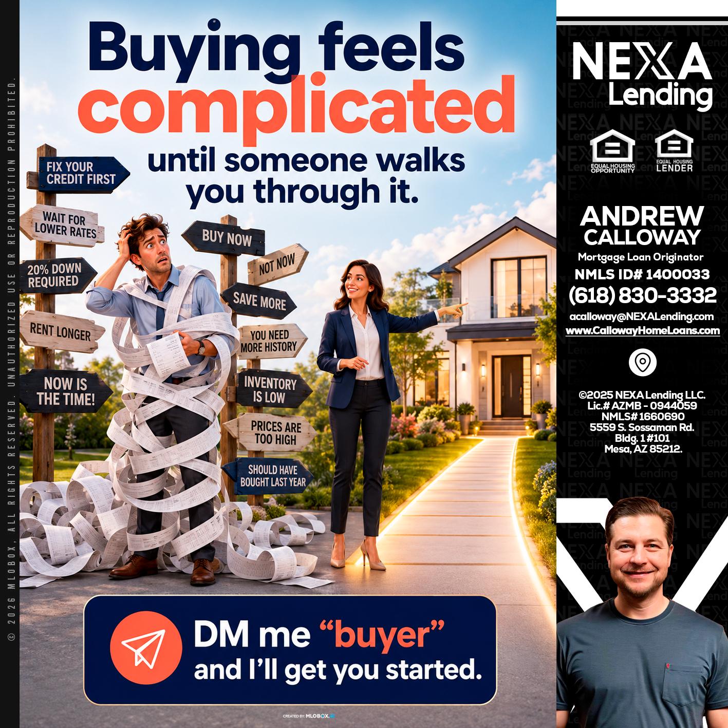 buying feels - Andrew Calloway -Loan Officer